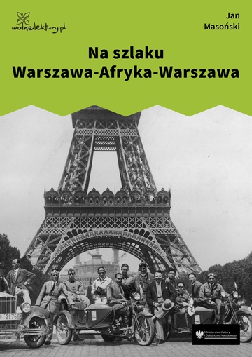 Jan Masoński, Na szlaku Warszawa-Afryka-Warszawa