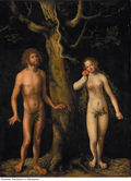 Lucas St. Cranach, Adam i Ewa