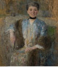 Olga Boznańska, Portret Marii Morzyckiej (Portret pani z rodziny Warchałowskich)