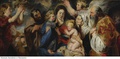 Jacob Jordaens, Święta Rodzina w otoczeniu aniołków