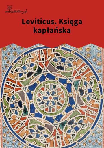 Leviticus. Księga kapłańska