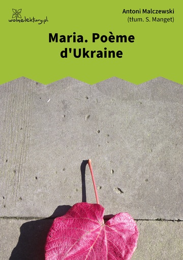 Maria. Poème d'Ukraine