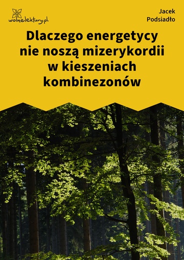 Jacek Podsiadło, Wychwyt Grahama, Dlaczego energetycy nie noszą mizerykordii w kieszeniach kombinezonów