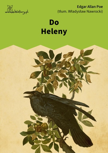Edgar Allan Poe, Poezje, Do Heleny
