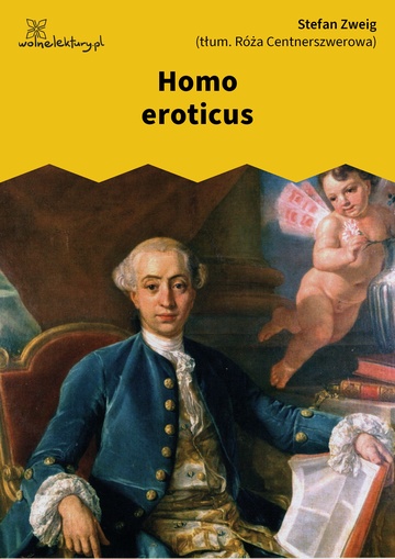 Stefan Zweig, Homo eroticus
