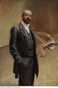 Jacek Malczewski, Autoportret z paletą