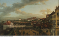 Bernardo zw. Canaletto Bellotto, Widok Warszawy z tarasu Zamku Królewskiego