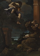 Guercino – Święty Franciszek słuchający muzyki anielskiej