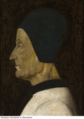 Gentile Bellini, Portret Lorenza Giustinianiego