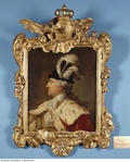 Marceli Bacciarelli, Portret Stanisława Augusta w kapeluszu z piórami