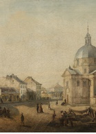Jan Seydlitz – Widok Kościoła Sakramentek w Warszawie