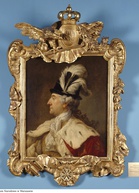 Marceli Bacciarelli – Portret Stanisława Augusta w kapeluszu z piórami