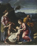 Giovanni Francesco Penni, Święta Rodzina ze św. Janem Chrzcicielem i św. Katarzyną 
Aleksandryjską