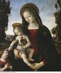 Bernardino Pinturicchio, Madonna z Dzieciątkiem i św. Janem