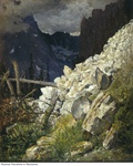 Wojciech Gerson, Zwał skalisty w dolinie Białej Wody w Tatrach