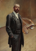 Jacek Malczewski – Autoportret z paletą