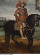 Autor nieznany – Portret konny Johanna Albrechta II Meklemburskiego