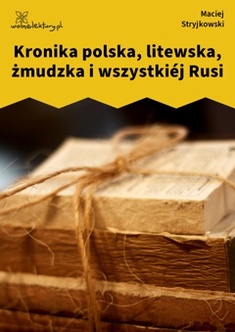 Maciej Stryjkowski, Kronika polska, litewska, żmudzka i wszystkiéj Rusi