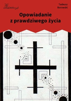 Tadeusz Borowski, Kamienny świat, Opowiadanie z prawdziwego życia