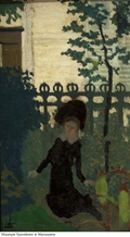 Edouard Vuillard, Kobieta w ogrodzie (Dziewczynka w ogrodzie)