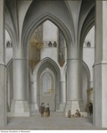 Pieter Jansz. Saenredam, Widok wnętrza kościoła św. Bawona w Haarlemie