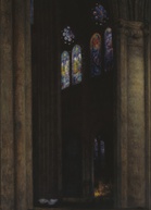 Józef Pankiewicz – Wnętrze katedry w Chartres