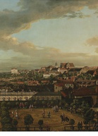 Bernardo zw. Canaletto Bellotto – Widok Warszawy z tarasu Zamku Królewskiego