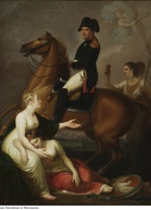 Józef Peszka – Scena alegoryczna z Napoleonem